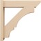 Ekena Millwork 5 1/2-in W x 22-in D x 22-in H Balboa Slat Rough Cedar Woodgrain TimberThane Outlooker, Primed Tan OUTUR055X22X22BOA24RCPR - alternate 3